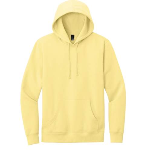 District V.I.T. fleece hooded sweatshirt (yellow)
