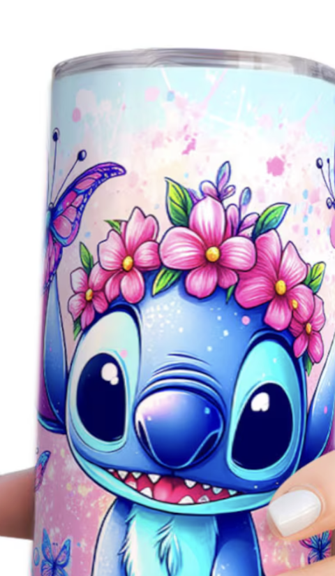 Magic Stitch Floral Watercolor Tumbler, 20oz 5