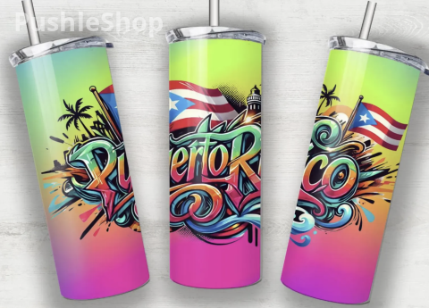 Puerto Rico Tumbler 20 oz