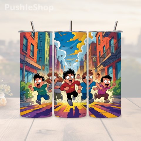 90's Cartoon Tumbler: 20 oz