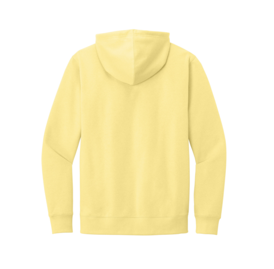 District V.I.T. fleece hooded sweatshirt (yellow)