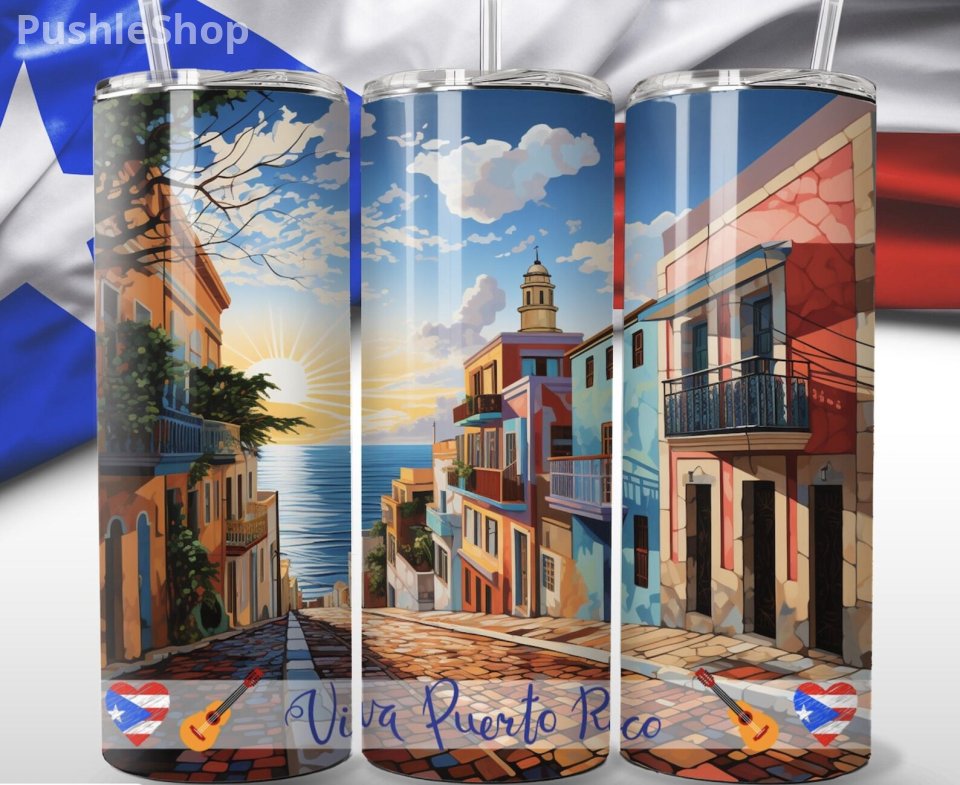 Puerto Rico Tumbler 20 oz