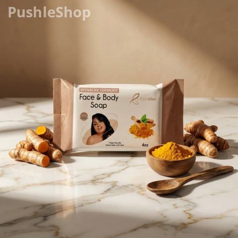 Byenblan Turmeric Face & Body Soap 7