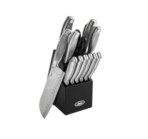 14 Pc Stainless Steel Cutlery Set with Rubberwood Block 5