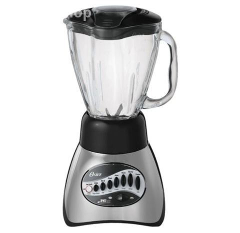 Oster 40 Oz. 16-Speed Classic Series Blender with Crush Pro 4® Blade - Brushed Nickel
