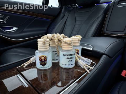 Black Ice Car Freshener 8 ml - Long Lasting Freshness for Your Vehicle (5 Units) 5