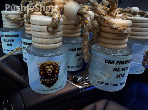 Black Ice Car Freshener 8 ml - Long Lasting Freshness for Your Vehicle (5 Units) 3