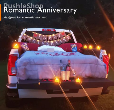 Romantic Night For Her Set, 1000Pcs Artificial Rose Petals | 30Pcs Burgundy Heart Balloon | 24Pcs Battery Candles, Heart Tea Lights Candles for Romantic Night, Valentine, Wedding, Anniversary Table Decorations halloween decor Bathroom 7