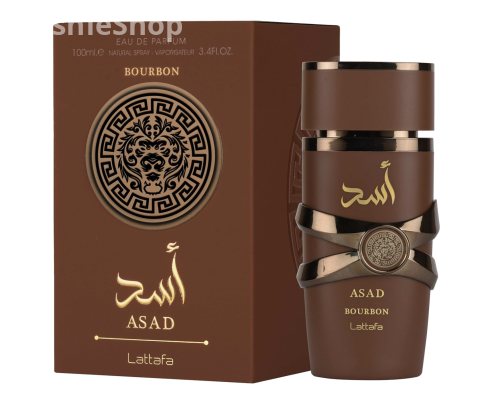 Lattafa Asad Bourbon for Unisex Eau de Parfum Spray, 3.4 Ounce / 100 ml | for Unisex