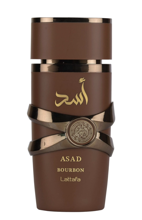 Lattafa Asad Bourbon for Unisex Eau de Parfum Spray, 3.4 Ounce / 100 ml | for Unisex