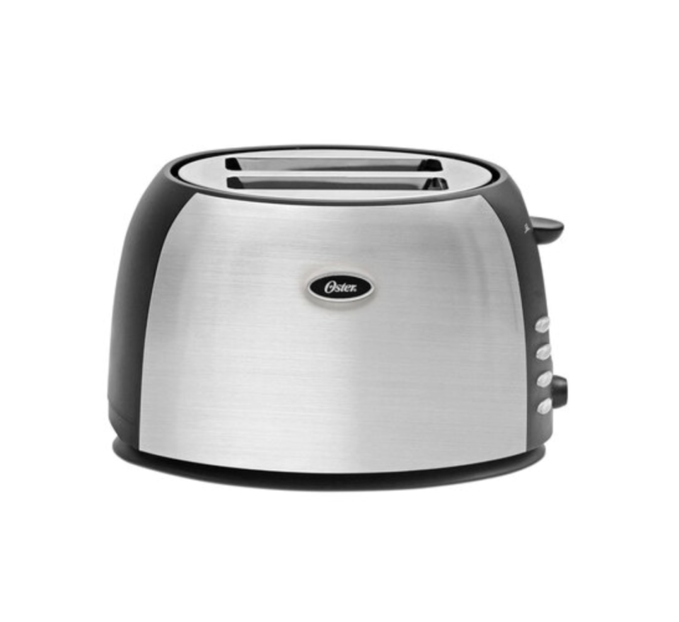 Oster 2-Slice Toaster - Brushed Stainless/Black Accents