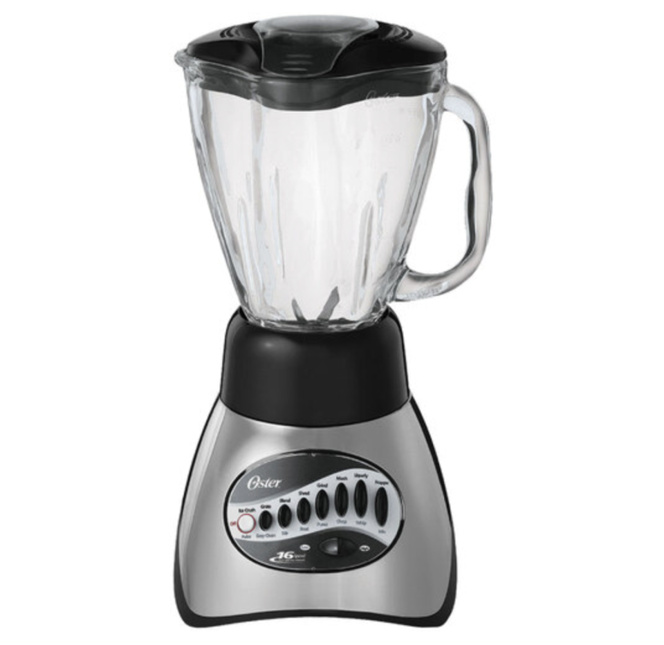 Oster 40 Oz. 16-Speed Classic Series Blender with Crush Pro 4® Blade - Brushed Nickel