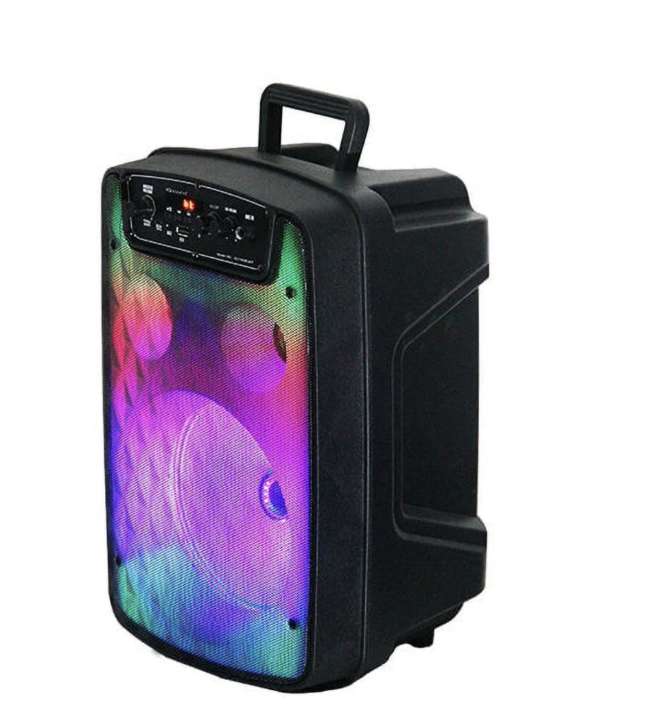 Bluetooth Portable Speaker, Black, IQ-7008DJBT