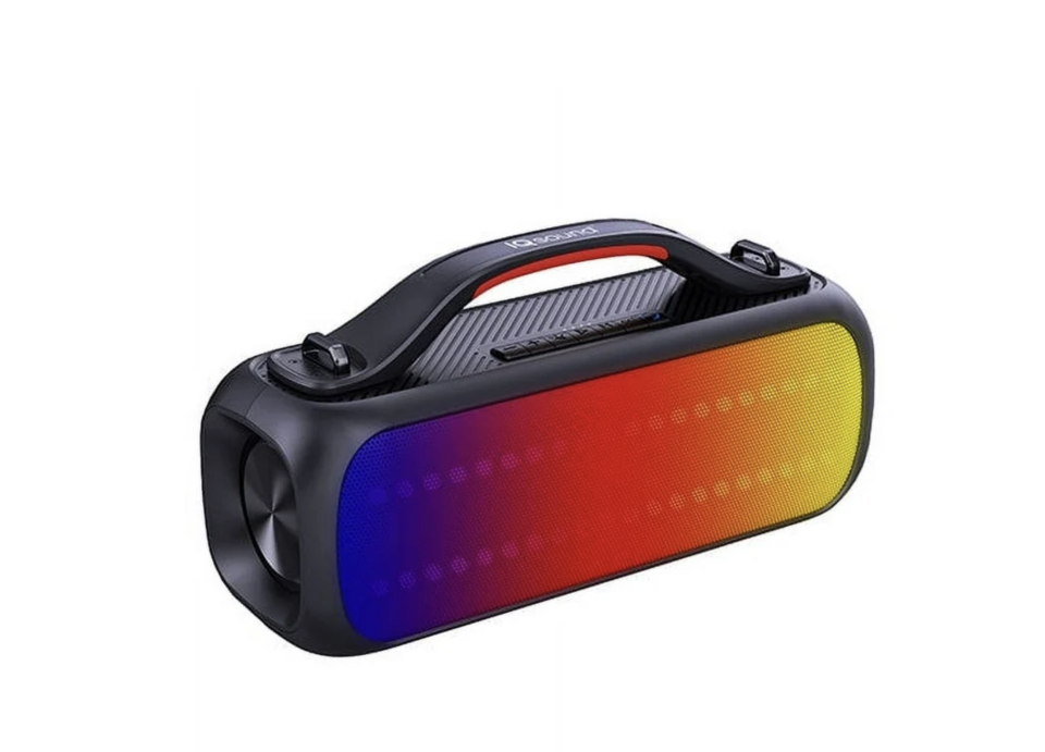 Portable Waterproof Bluetooth Speaker IQ-3535RGB with RGB Lights and Mic